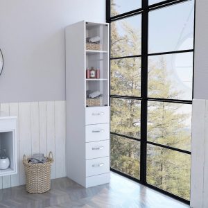 Magna Medicine Single Door Cabinet, Three Shelves